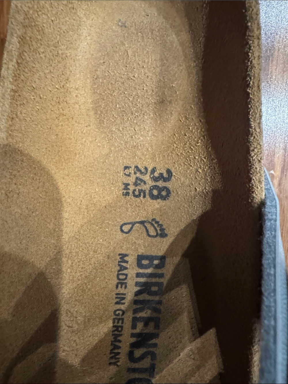 Birkenstock Silver Crisscross Two-Strap Sandals - Picture 2 of 5